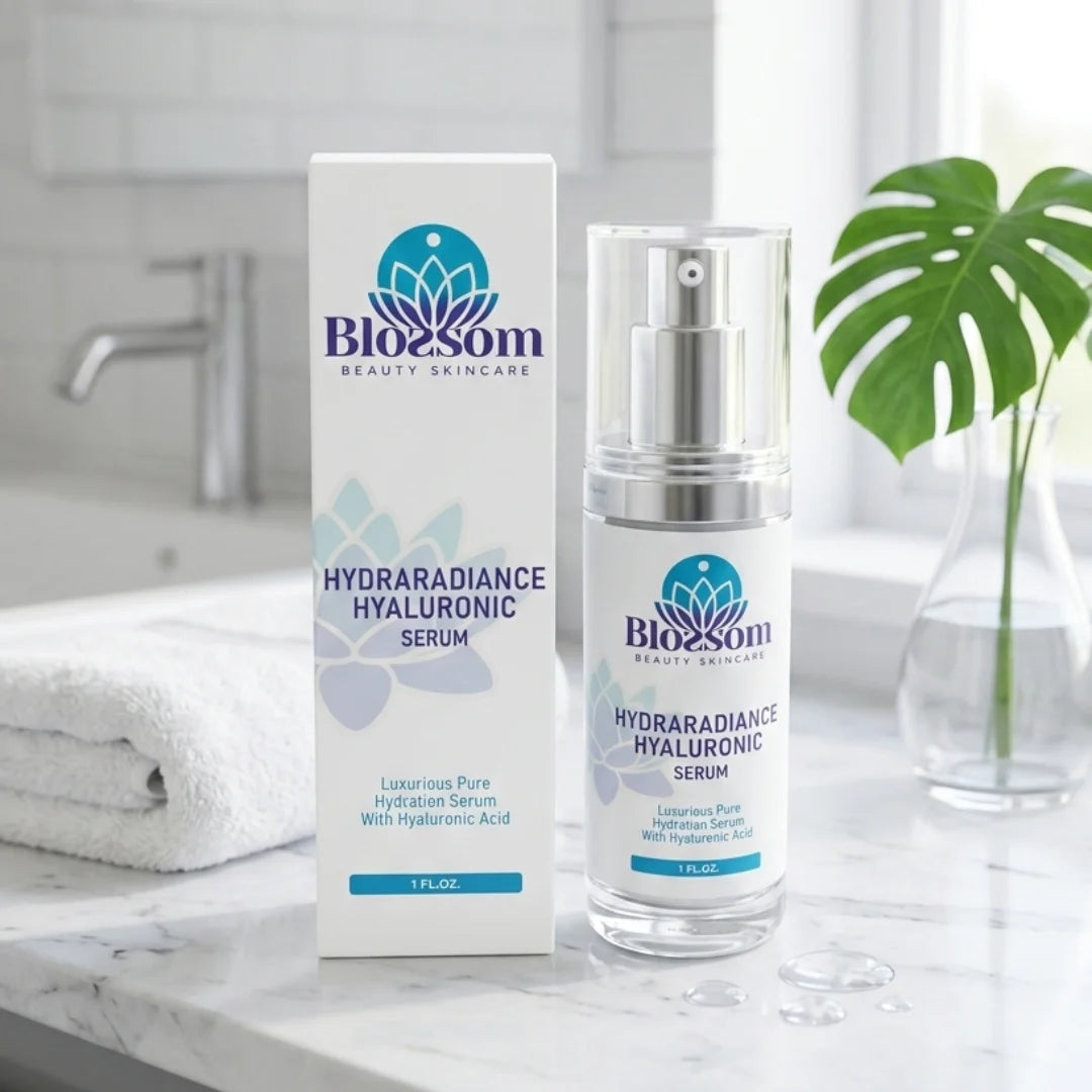 Hyaluronic Acid Serum – Deep Hydration & Radiance Boost | HydraRadiance Formula | 1 FL OZ